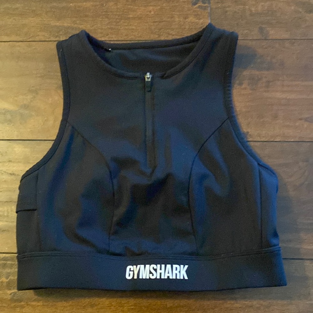 GYMSHARK Work-out athletic sports bra! (with front zipper)